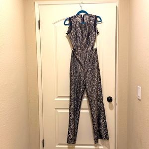 Alexis lace jumpsuit. I bought a L and altered it to fit me